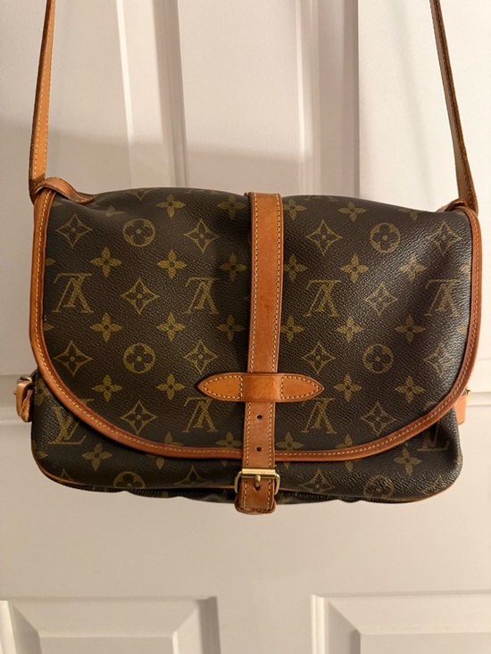 Louis Vuitton Handbags - Louis Vuitton Monogram Crossbody Saddle Bag - Brown/Tan